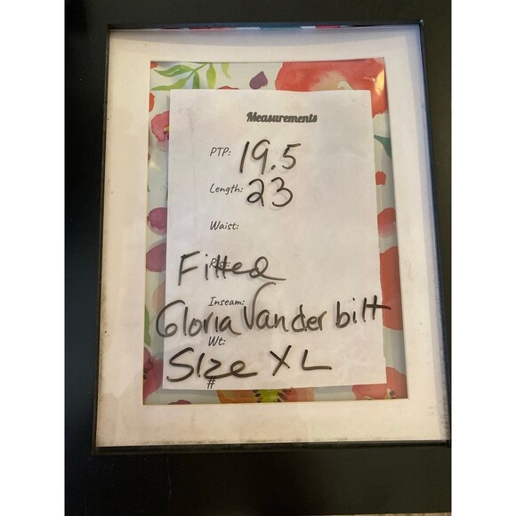 Gloria Vanderbilt Denim Jacket Fitted Detailed Stitching Front Pockets Size XL - Picture 9 of 12